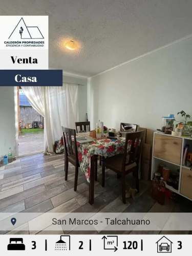 En venta Hermosa casa en San Marcos, Talcahuano