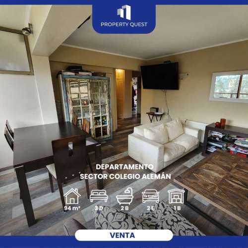 VENTA HERMOSO DEPTO 3D+2B FRENTE C. ALEMAN (105929)