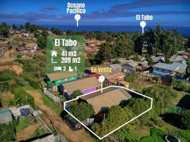 Casa en venta en El Tabo - Vista al mar