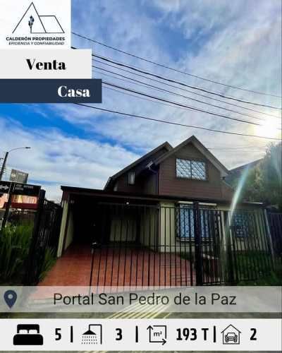 En venta Gran casa ubicada en sector Portal San Pedro de la Paz,