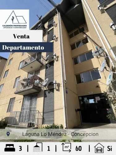 Se vende exclusivo e iluminado departamento en sector de Laguna Lo Méndez