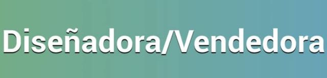 DISEÑADOR(A) VENDEDOR(A)