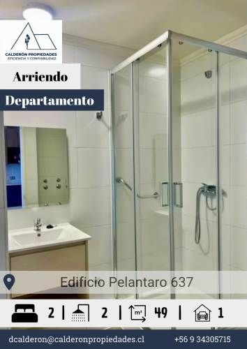 Se arrienda hermoso y luminoso departamento en Edificio Pelantaro 637