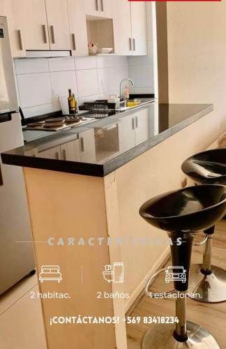 ARRIENDO DEPARTAMENTO AMOBLADO FRENTE AL MALL TREBOL