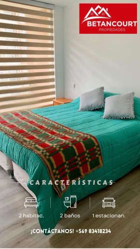 ARRIENDO DEPARTAMENTO AMOBLADO FRENTE AL MALL TREBOL