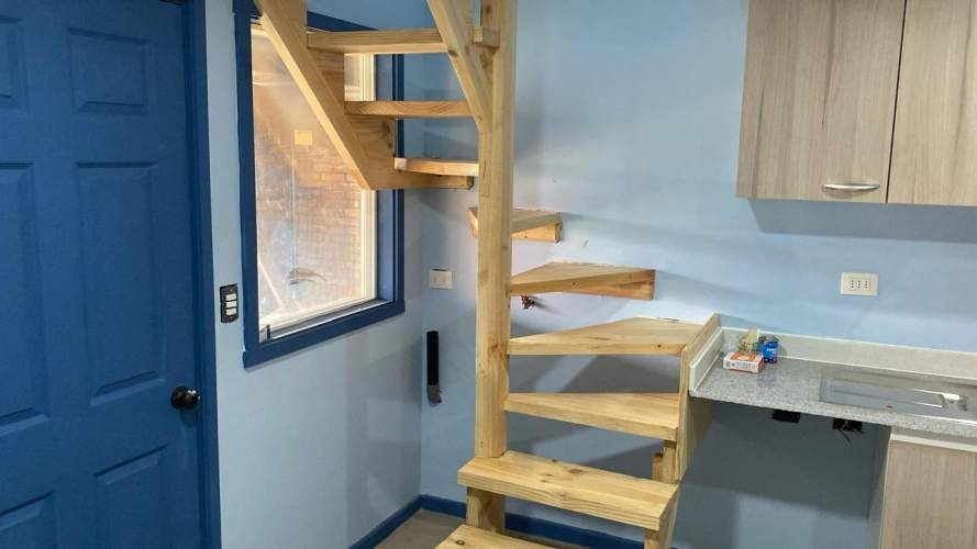 Cabaña semi amoblada, dos dormitorios.