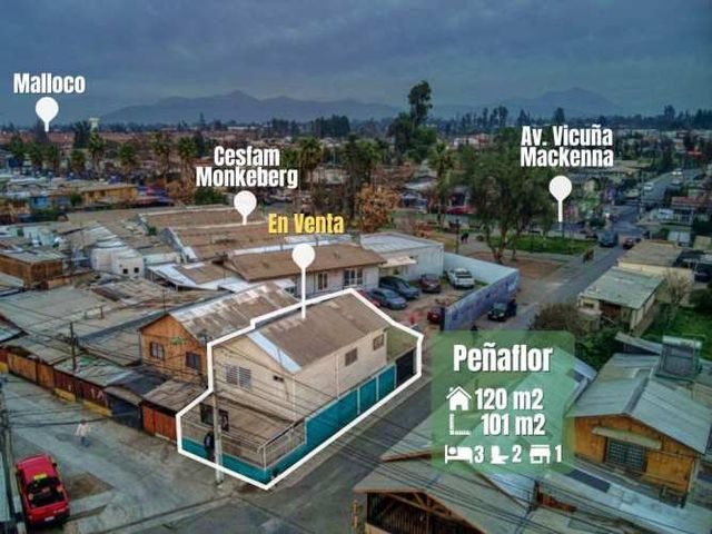 Venta de casa en Peñaflor - Enorme, bella y comercial