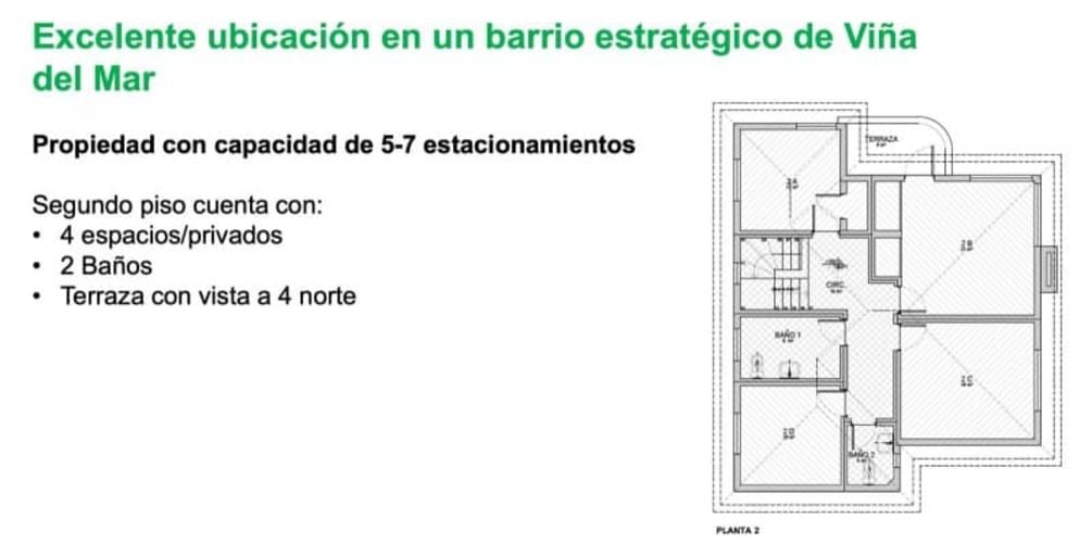 SE ARRIENDA CASA COMERCIAL 4 NORTE VIÑA DEL MAR