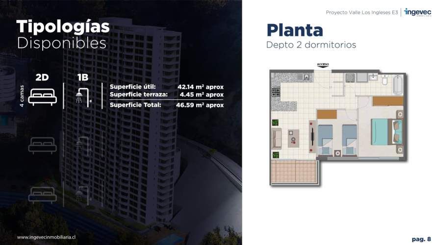 VENTA DEPARTAMENTO 3HAB 2BA VALPARAÍSO
