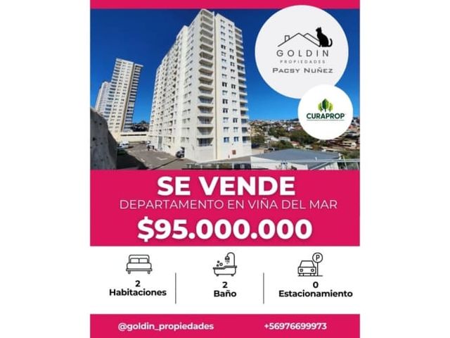 Se Vende departamento en condominio Altavista, Viña del Mar