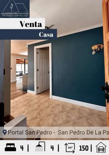 Vendo maravillosa y amplia casa en Pasaje Lago Verde, Portal San Pedro de la Paz