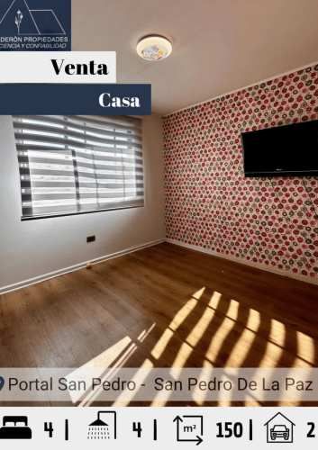 Vendo maravillosa y amplia casa en Pasaje Lago Verde, Portal San Pedro de la Paz