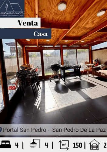 Vendo maravillosa y amplia casa en Pasaje Lago Verde, Portal San Pedro de la Paz