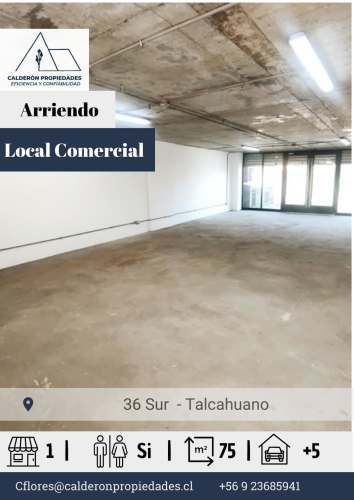 Arriendo Local Comercial –Colon, Talcahuano, a la altura de Higueras.