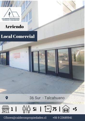 Arriendo Local Comercial –Colon, Talcahuano, a la altura de Higueras.