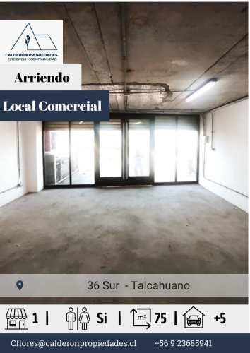 Arriendo Local Comercial –Colon, Talcahuano, a la altura de Higueras.