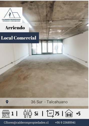 Arriendo Local Comercial –Colon, Talcahuano, a la altura de Higueras.
