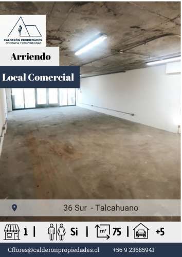 Arriendo Local Comercial –Colon, Talcahuano, a la altura de Higueras.
