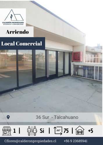 Arriendo Local Comercial –Colon, Talcahuano, a la altura de Higueras.