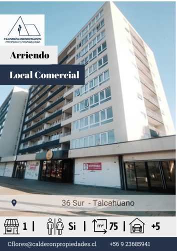 Arriendo Local Comercial –Colon, Talcahuano, a la altura de Higueras.
