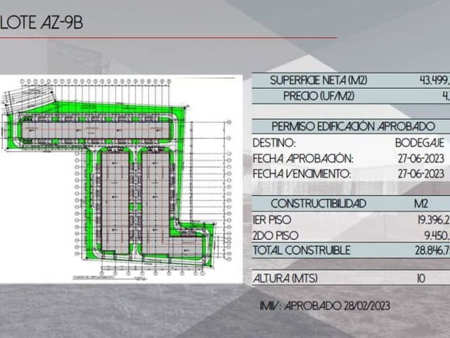 Paño Industrial con Permiso aprobado