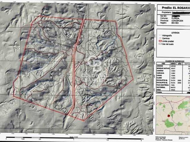 110 hectáreas, 1500 mts2 frente Ruta N 48 (Florida-Quillon)