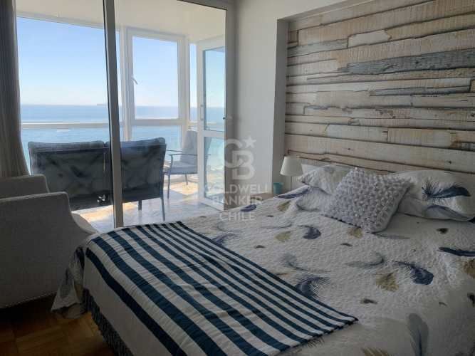 Viña del Mar, primera línea, vista despejada.