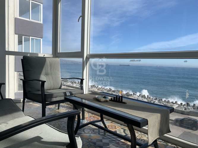 Viña del Mar, primera línea, vista despejada.