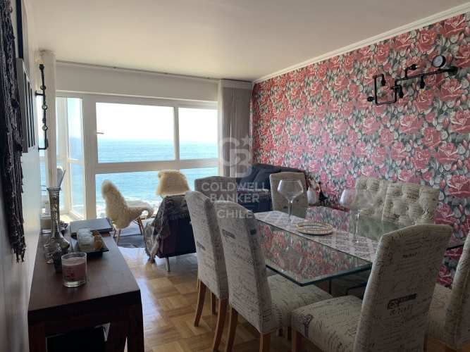 Viña del Mar, primera línea, vista despejada.