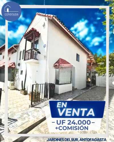 SE  VENDE CASA EN  SECTOR JARDINES DEL SUR DE LA CIUDAD DE ANTOFAGASTA