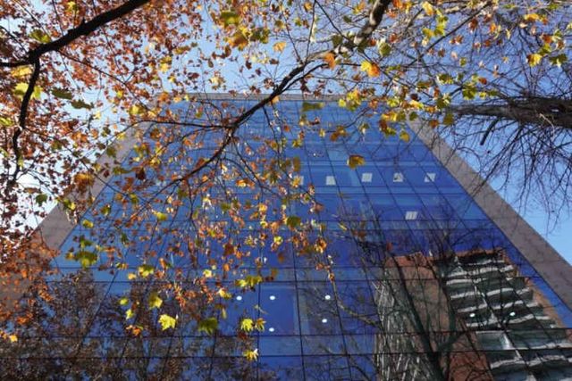 OFICINA Excelente oficina en moderno edificio. Metro P de Valdivia. 6 privados, 3 baños, 3 estacionamientos y 3 bodegas. Seguridad 24 hrs.