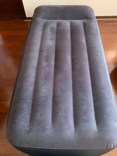 Colchón INTEX eléctrico una plaza color gris excelente estado