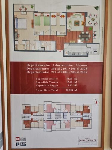 Amplio departamento 3D+2B en San Miguel (117554)