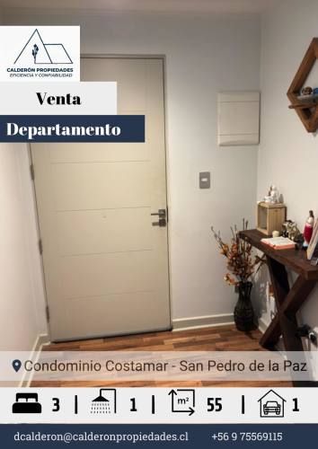 Se vende departamento 3D 1B Costamar San Pedro de la Paz