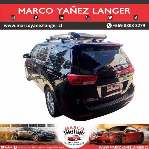 KIA GRAND CARNIVAL EX 2.2 AUT / AÑO 2018 / 3 CORRIDAS DE ACIENTOS / 142.422 KILOMETROS / EXCELENTE ESTADO