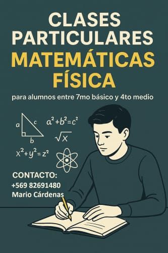 Clases particulares de matemáticas y física para alumnos de educación media