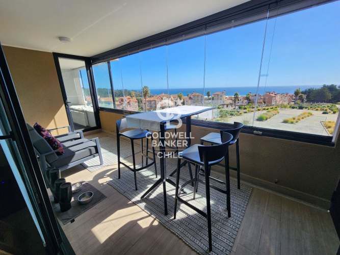 Inversión única: Depto. amoblado con vista al mar
