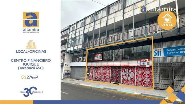 LOCAL COMERCIAL Local Oficinas - Centro Financiero Iquique (calle Tarapacá) Cod. BS 31 - Condiciones especiales de Financiamiento