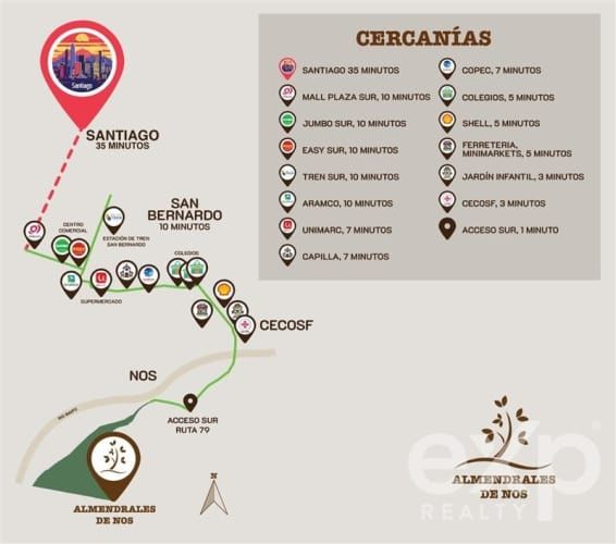 PARCELA Los Almendrales de Nos - Parcela #7 , Comuna de Buin