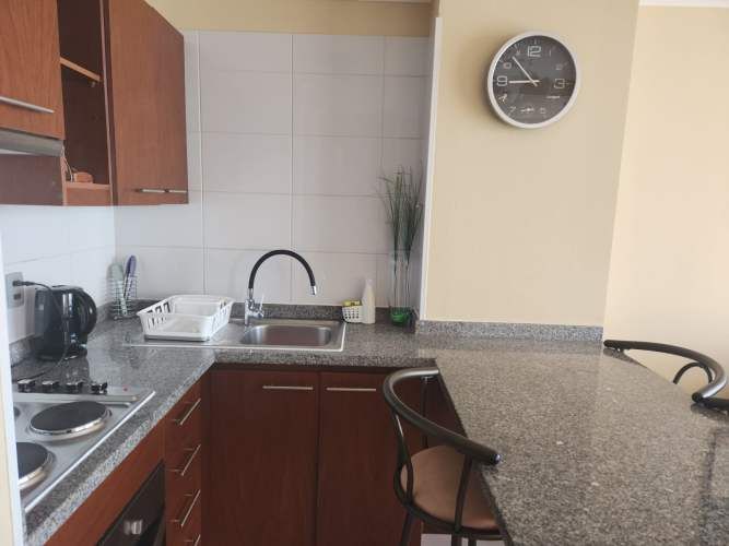 Departamento amoblado Central 1D + 1E