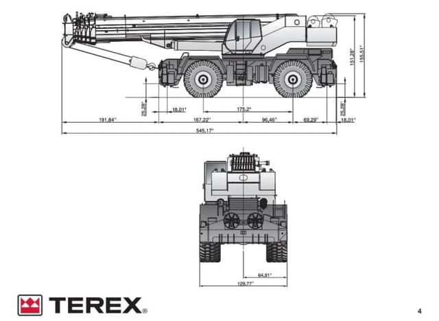 En Venta Grúa TEREX RT100