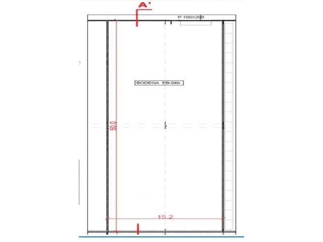 Arriendo bodega de 763 m2 en Parque Industrial de Quilicura.