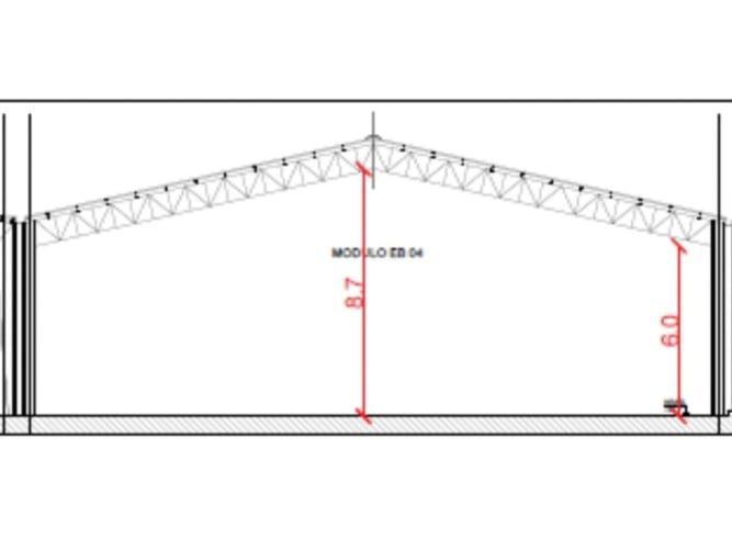 Arriendo bodega de 763 m2 en Parque Industrial de Quilicura.
