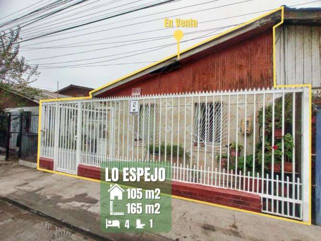 Casa en venta en Lo Espejo