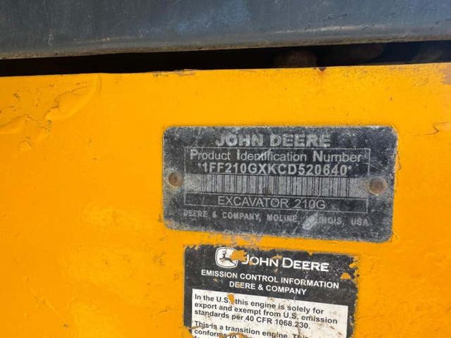 Jhon Deere 210G, juego cadena