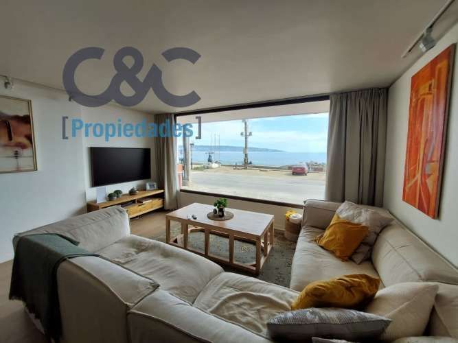 Remodelado, 3 D, 1ra Línea, Borgoño, Reñaca