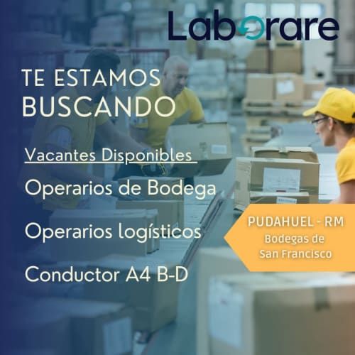 CONDUCTOR A4 - B - D - OPERARIOS DE BODEGA