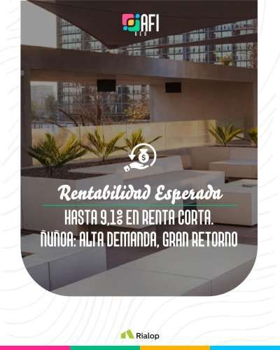 H.ZETA VENDE DEPARTAMENTOS NUEVOS EN ÑUÑOA SIN COMISION