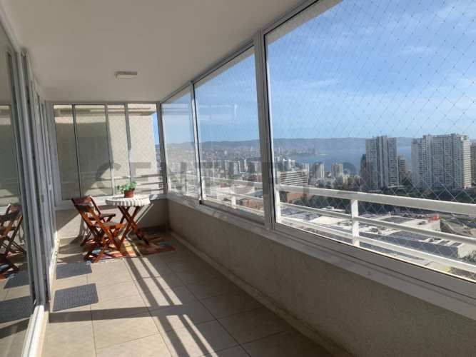 Venta Departamento estilo Mariposa, con vista despejada, Viña del Mar.
