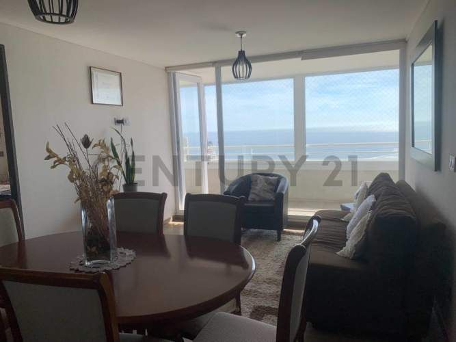 Venta Departamento estilo Mariposa, con vista despejada, Viña del Mar.